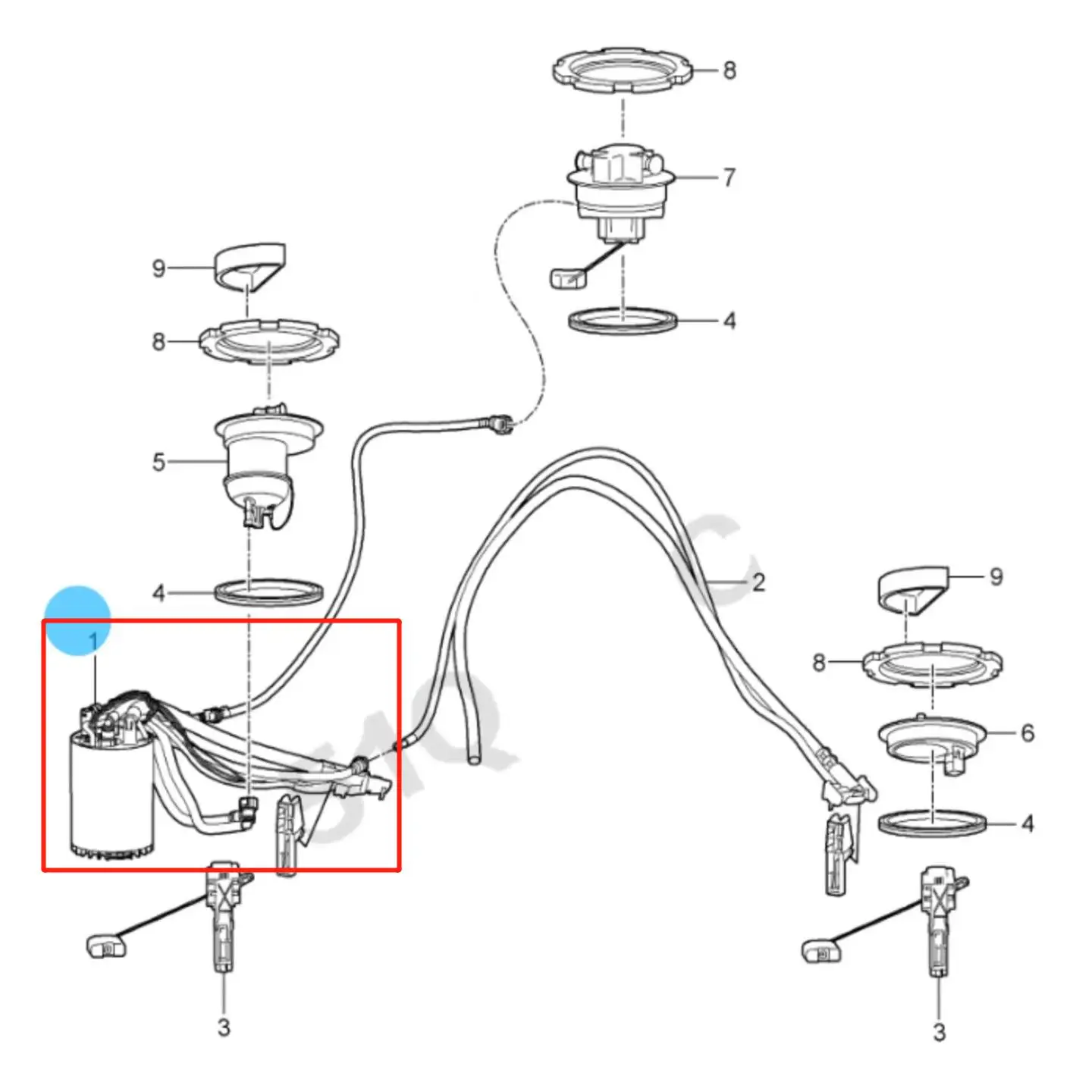 Porsche Panamera Fuel Pump Assembly - Image 2